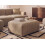 Beliani Ottoman HEDE Fabric Brown 2