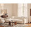 Beliani Modular Corner Sofa 3 Seater HEDE Boucle White Right Hand 2