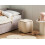 Beliani Pouffe JUNO Fabric Light Beige 2