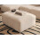 Beliani Ottoman HEDE Fabric Light Beige 2