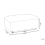 Beliani Ottoman HEDE Fabric Light Beige 3