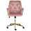 Beliani Desk Chair CELARA Velvet Pink 5