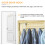 4St Dubbele Haak Voor Wit Voor Accessoires 4