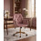 Beliani Desk Chair CELARA Velvet Pink 2