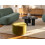 Beliani Pouffe MILLEN Velvet Olive Green 2