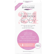 Koude wasstrips BYPHASSE voor bikinilijn en oksels - 24 strips - Hypoallergeen