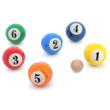 Jeu de pétanque - VILAC - Boules de billard (Réf. 4072) - Bois massif - Diamètre 6 cm - 100% fabriqué en France