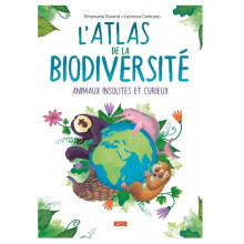 Livre jeunesse - Sassi Junior - Atlas de la biodiversité : Animaux insolites et curieux - Dès 6 ans - Papier recyclé - Écologique