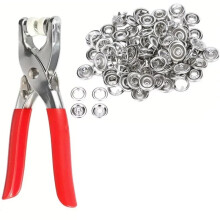 200 Sets 9.5mm Metal Snap Fasteners Kit with Fastener Plier Tool for DIY