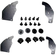 MN146489 MN146488 4PCS Front Inner Mudguard for Pajero Sport L200 2007-2017 ABS Black Wheel Flaps