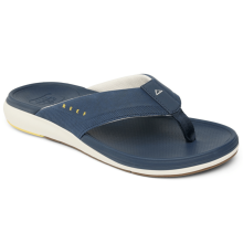 (12 UK, Navy/Off White) Reef Mens Cushion Norte Flip Flops