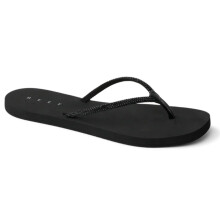 (6 UK, Black) Reef Womens Bliss Bling Fling Flip Flops