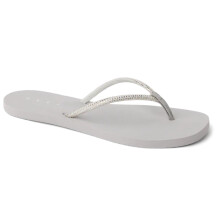 (5 UK, Silver) Reef Womens Bliss Bling Fling Flip Flops