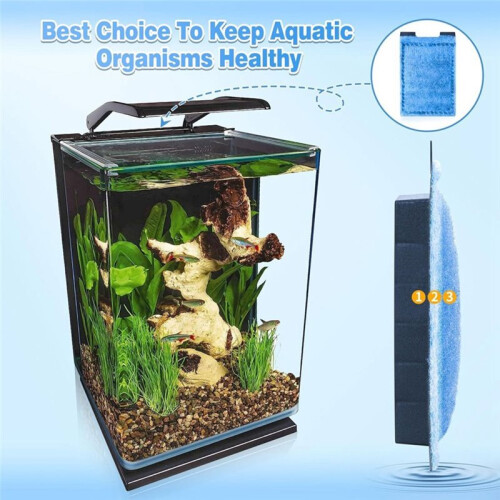 Aquarium Rite-Size Z Filterpatroner för Marineland Eclipse Filtreringssystem & Dolda Filtreringssystem (6-Pack) 1