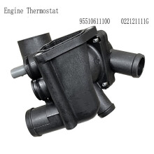 2X 95510611100 Engine Thermostat Cooling Thermostat Housing for Cayenne 9pa1 3.2 022121111G