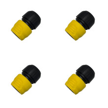 4X Universal Hose Coupling for 1/2 Inch 5/8 Inch and 3/4 Inch Watering Pipe Water Stop Valve Joint 2.645-192.0