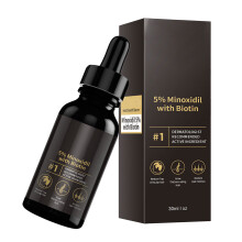 (1 pcs) Hair Growth Oil - 5% + Biotin for Thinning Hair Growth Solution 1oz