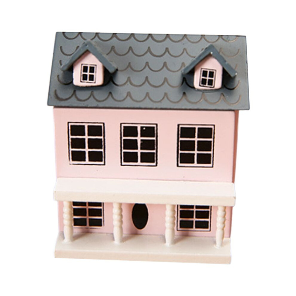 Photos - Doll Accessories Furniture Wall Grey Top Cute Pocket Villa Small House Furniture Set Perfect Doll House Accessories
