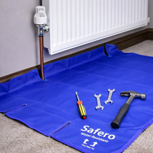 Heavy Duty Plumbers Dust Sheet Waterproof 145x79cm