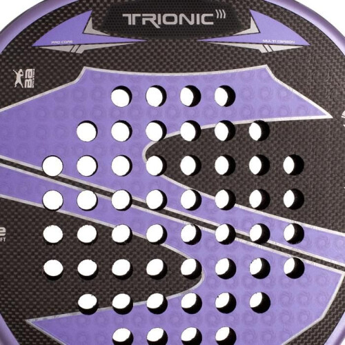Raquette de padel Softee Trionic Fiber Nano - violet 2