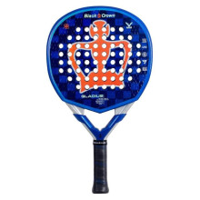 Raquette de padel - BLACK CROWN - Gladius - 350-370 g - AluCarbone 18K - Finition rugueuse 5D