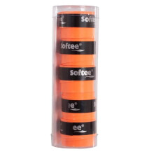 Surgrip de padel lisse Softee Tech (x5) - naranja fluor