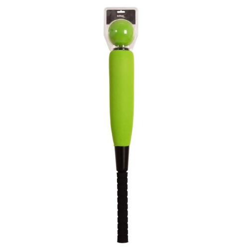 Honkbalbat met Softee Max bal - groen