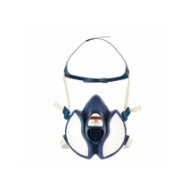 Ademhalingsmasker - 3M - 3M Media - Herbruikbaar - Filtres FFA1P2R D - Blauw