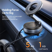 Ulanzi SK-25 MagMount Magnetic Phone Mount with Vacuum Suction for 16, 15, 14, 13 for Car Window and Dashboard Mounting