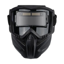 Auto Darkening Welding Glasses Adjustable Band Detachable Mask Impact Split Type Face Protector