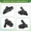 2 Pcs Drip Irrigation Inline Y Filter with Mesh Screen, 3/4in X 3/4in Male Thread Connections Hydroponics Y Filter 6