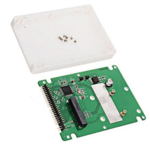 MSATA PCI-E SSD zu IDE 44-Pin auf 2,5 Zoll IDE 44-Pin 2,5 Zoll Festplattengehäuse, Weiß, für Laptops