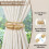 Magnetic Curtain Tiebacks, Elegant Weave Holdbacks for Home and Decor 6