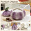 Ceramic Salt Container,Onion Shaped Salt Cellar ,Salt Cellar with Lid and Spoon,Multi-Purpose Kitchen Spice Container 2