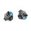 1 Pair TMR Joystick with Stick Cap Gamepad Controller Electromagnetic Joystick Game Accessories Repair for  Series 4