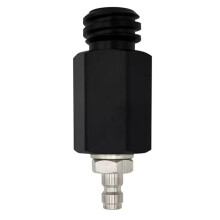 Adaptador de Desconexión Rápida Macho de 8 mm para Roscas TR21-4 de Máquina de Hacer Refrescos A Botella de Tanque de CO2 Externo A