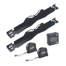 Toe Alignment Tool with Toe Plates, 2 Tape Measures & Digital Angle Finder - Accurate Fast Wheel Alignment for Most Cars