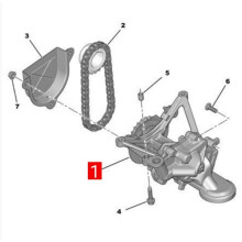 Bomba de Óleo Do Motor 9674199380 - Substituição Confiável para 301, 308 e 408 (2008)