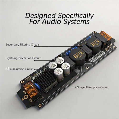 New HIFI Audio Power EMI Filter Module AC Power Filter Anti-Interference Anti- Audio DIY 1