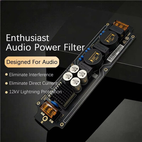 New HIFI Audio Power EMI Filter Module AC Power Filter Anti-Interference Anti- Audio DIY 2