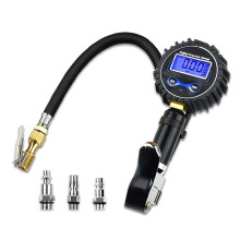 Digital Tire Pressure Gauge 0-200PSI with EU JP US Interface High-Precision with LCD Display for Tire Repair