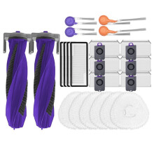 For Freo Z10 Ultra YJCC025 Robot Vacuum Cleaner Spare Parts Main Side Brush Mop HEPA Filter Dust Bag(22pcs)