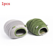(Green Sheep) Nest Hamster Cotton With Mongolian Tent And Tree Stump Style Rest Indoor For
