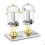 Distributore di succo - HELLOSHOP26 - 2 x 8 litri - Inox e Plastica - 2 rubinetti - Multicolore 1