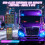LED Devil Eyes Light for Cars Trucks, 2PCS App Controlled Car Window LED Display with Remote Control, Custom Text Animation Windshield Decor Light 2