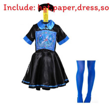 (Blue Woman WIth Silk,M)Unisex Zombie Cosplay Outfit With Belt And Yellow Patches For Themed Cosplay And Parties Halloween