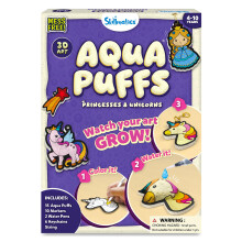 Skillmatics Aqua Puffs Unicorns, Painting Art Kit, Stocking Stuffer