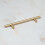 (128mm Handle) Gold Brass T Bar Cabinet Handles 5