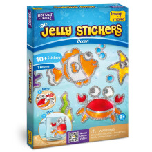Imagimake DIY Jelly Stickers  Ocean 10 Stickers Craft for Kids Ages 3