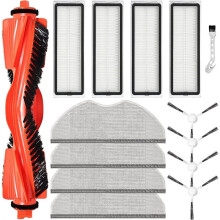 Accessory Replacement for S40C E101 Vacuum Cleaner Replacement Part, Main Brush,Wipes,Side Brushes,Filters